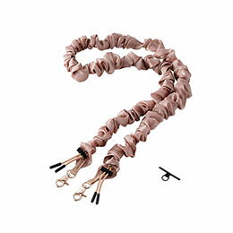 ELECOM エレコム スマホショルダーストラップ/ストラップホールシート付属/シュシュ/上品/ブラウン(P-S..