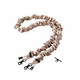 ELECOM エレコム スマホショルダーストラップ/ストラップホールシート付属/シュシュ/ベージュ(P-STSDH1..