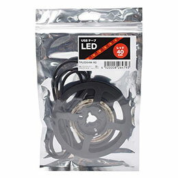 日本トラストテクノロジー USBテープLED 40cm レッド(TPLED04M-RD)