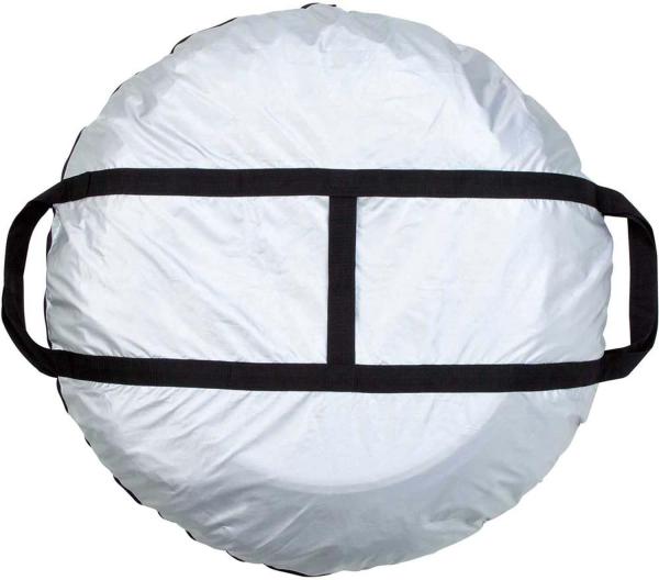 ボンフォーム(BONFORM) ボンフォーム 収納 タイヤキャリーバッグ 軽/普通車 1本用 丸洗い ナット袋付き タイヤ位置シール付き 2枚セット LL シルバー 7205-08SI