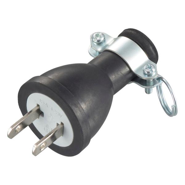 OHM �������ŵ� 2P����ץ饰(�佤��/1500W�ޤ�/15A-125V/VCTF 2.0mm2��2�Ĥޤ�/�ѥå���������) HS-H15GP/P