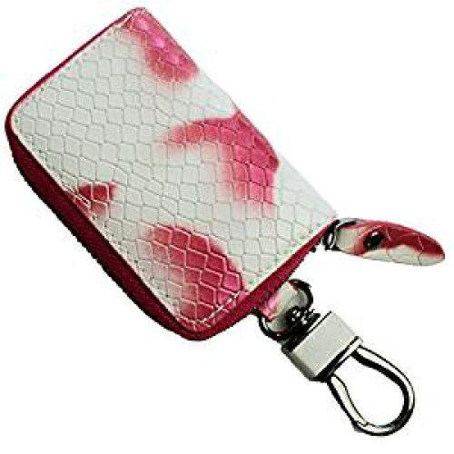 イフ AWESOME(オーサム) スマートキーケース パイソンシリーズ ホワイトピンク ASK-PS005 (1299512)