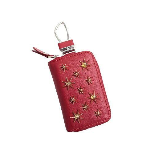 イフ AWESOME(オーサム) スマートキーケース スタースタッズシリーズ レッド×ゴールド ASK-STM08 (1469319)