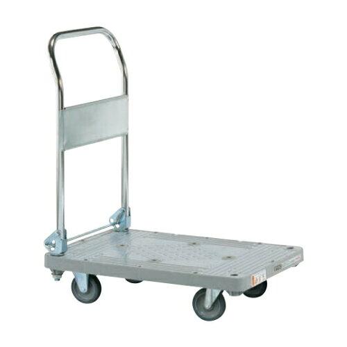 サカエ 樹脂ハンドカー 取手折りタタミ式 標準キャスター 720×465×854mm SHN-10C (2230822)