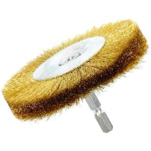 サンフレックス Sumflex 六角軸ホイ-ルブラシ 真鍮 φ75 (NO.4026H2 3507)