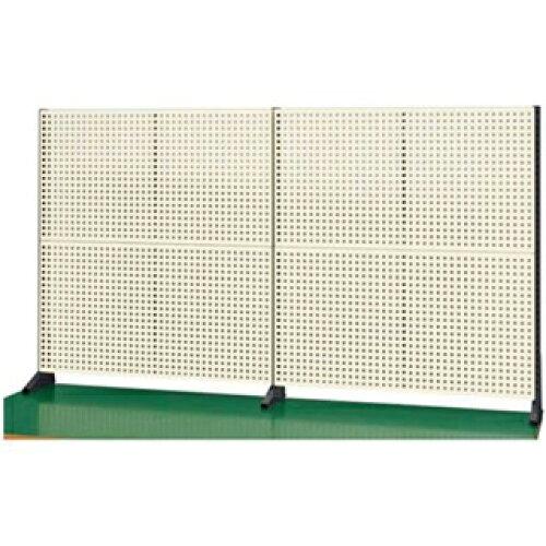 サカエ ポール型架台 パンチングパネル付 1500×65×1010mm アイボリー KP-M150P (2228663)