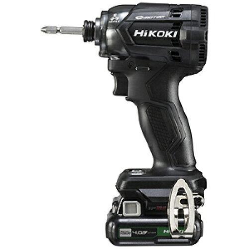 工機ホールディングス HiKOKI 10.8Vコードレスインパクトドライバ 4.0Ah バッテリーセット品 ストロングブラック (WH12DCA2LSB 6444)