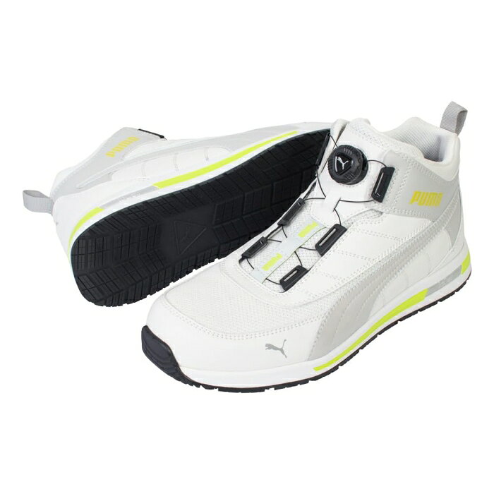 PUMA プーマ PUMA プロテクティブスニーカー スイッチバック ホワイト ディスク ミッド 25.5 (63.213.025.5 6379)