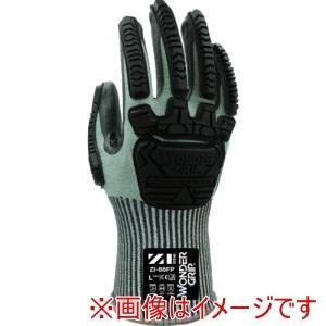 ウィード(Weed) Weed 耐切創手袋 ZIZAI ZI-88FP ニトリルゴム 耐切創レベルD タッチパネル対応 プロテクション付き XLサイズ(1P個装) (ZI88FP10B 1901)