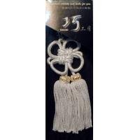 ブレイス ミニ組タッセル ブラック (0064aj)