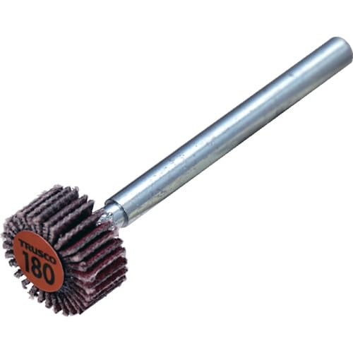 TRUSCO トラスコ中山 TRUSCO セラミックフラップホイール 軸径3mm #180 外径10×幅5...