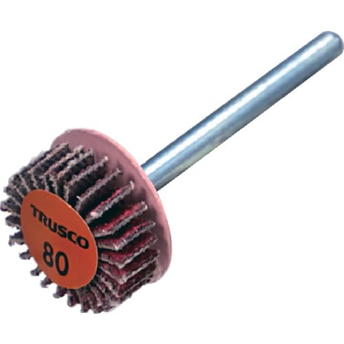 TRUSCO トラスコ中山 TRUSCO セラミックフラップホイール 軸径3mm #80 外径15×幅5×...