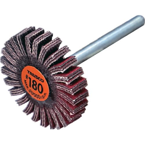 TRUSCO トラスコ中山 TRUSCO セラミックフラップホイール 軸径3mm #180 外径20×幅5...