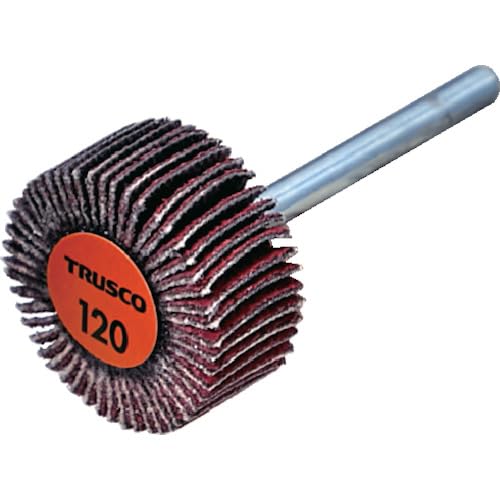 TRUSCO トラスコ中山 TRUSCO セラミックフラップホイール 軸径3mm #120 外径20×幅1...