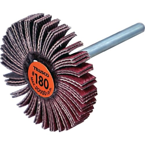 TRUSCO トラスコ中山 TRUSCO セラミックフラップホイール 軸径3mm #180 外径30×幅5...