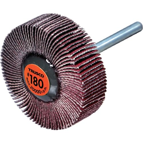 TRUSCO トラスコ中山 TRUSCO セラミックフラップホイール 軸径3mm #180 外径30×幅1...
