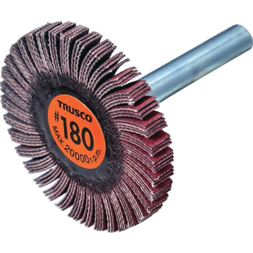 TRUSCO トラスコ中山 TRUSCO セラミックフラップホイール 軸径6mm #180 外径40×幅5...