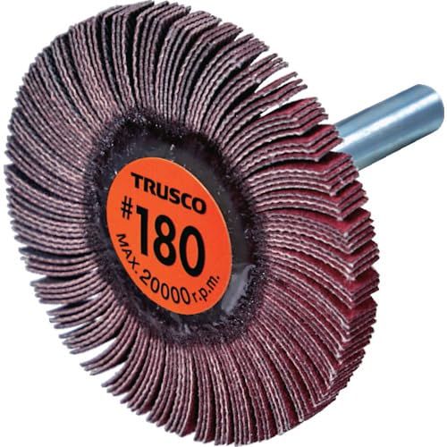TRUSCO トラスコ中山 TRUSCO セラミックフラップホイール 軸径6mm #180 外径50×幅5...