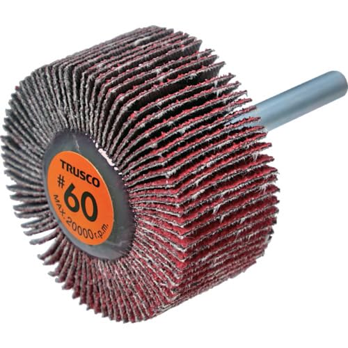 TRUSCO トラスコ中山 TRUSCO セラミックフラップホイール 軸径6mm #60 外径50×幅25...