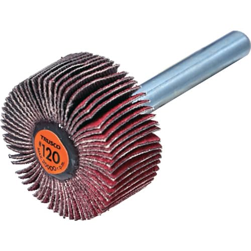 TRUSCO トラスコ中山 TRUSCO セラミックフラップホイール 軸径6mm #120 外径30×幅1...