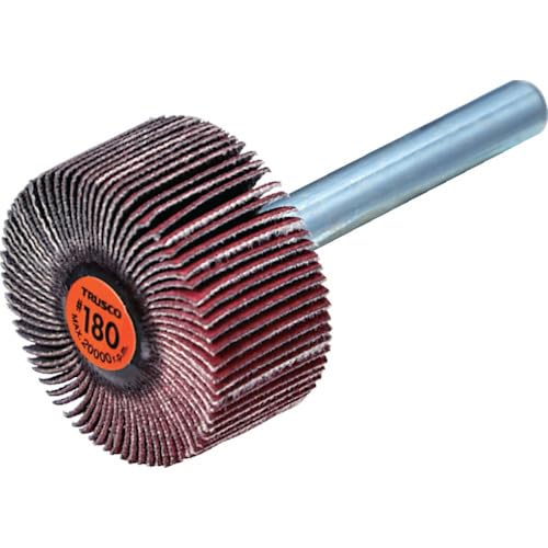 TRUSCO トラスコ中山 TRUSCO セラミックフラップホイール 軸径6mm #180 外径30×幅1...