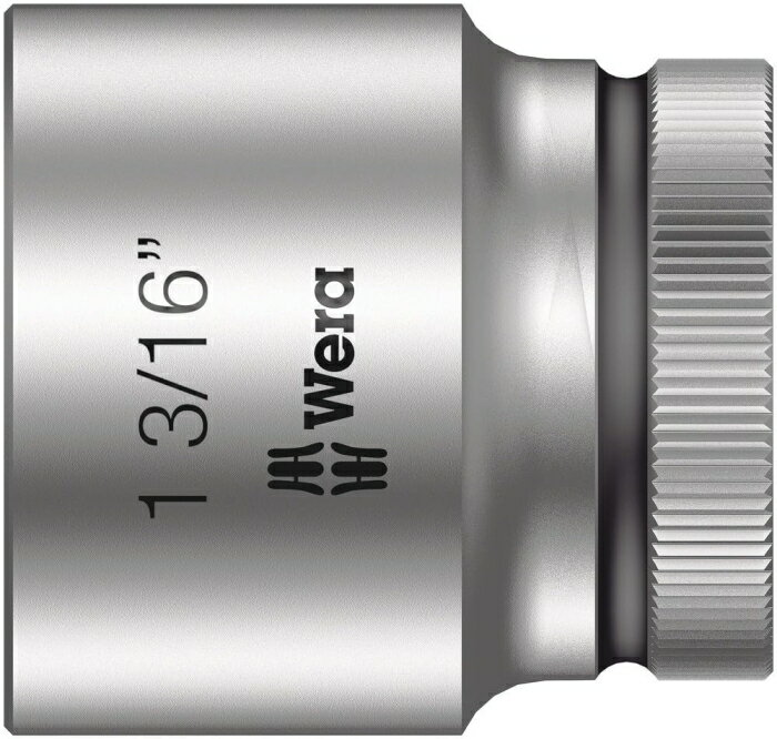 Wera Werkzeuge 003634 1/2”DR x1 3/16”mm ソケット(ZYKLOP)