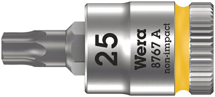 Wera Werkzeuge 003392 1/4DRx T25(Torx)ビットソケット