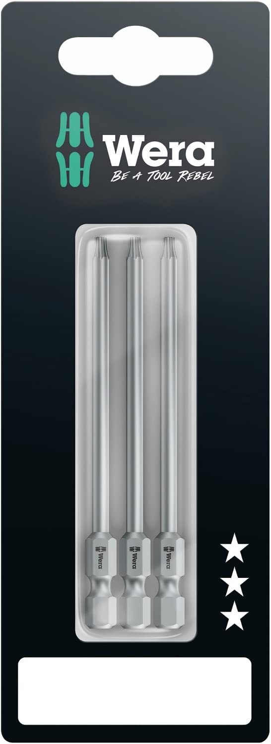 Wera Werkzeuge 073470 3本組ビット TX10X89