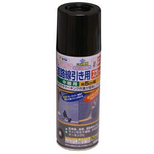 アサヒペン 道路線引き用SP中線用400ML黒【入数:6】