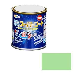 アサヒペン 水性スーパーコート1/12Lパステルグリーン【入数:12】