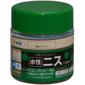 アサヒペン 水性ニス100ML透明(クリヤ)【入数:6】