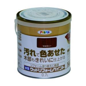 アサヒペン 水性ウッドリフォームペイント0.7Lマホガニー【入数:6】