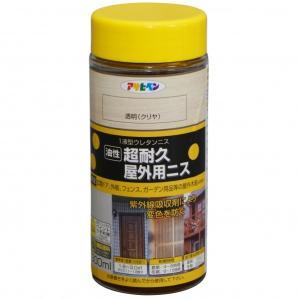 アサヒペン 超耐久屋外用ニス300ML透明(クリヤ)【入数:6】