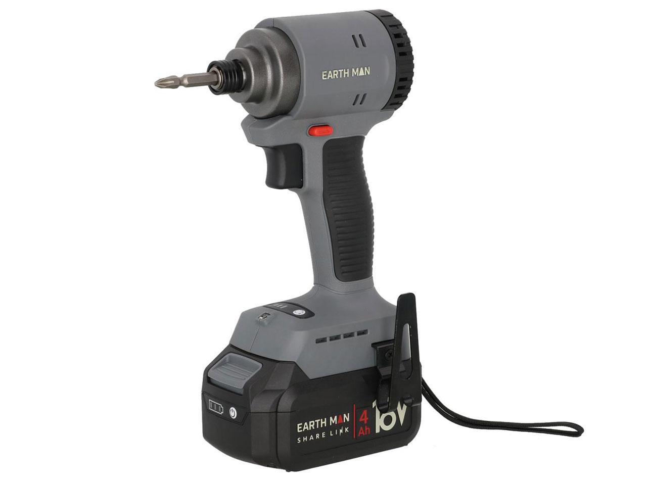 &nbsp;メーカー&nbsp;高儀&nbsp;商品カテゴリ&nbsp;穴あけ・締付工具(電動)＞インパクトドライバー&nbsp;発送目安&nbsp;1日〜2日以内に発送予定（土日祝除）&nbsp;お支払方法&nbsp;銀行振込・クレジットカード&nbsp;送料&nbsp;送料無料&nbsp;特記事項&nbsp;&nbsp;その他&nbsp;※※※※※※※※※※※※※※※※※ 仕様 ※※※※※※※※※※※※※※※※※タイプ インパクトドライバー最大締め付けトルク 180 N・m対応電圧 18V打撃モード 3 段階打撃回数/分 HIGH：0〜3600・MID：0〜2900・LOW：0〜1300回転数/分 HIGH：0〜3000・MID：0〜2000・LOW：0〜1000バッテリー 標準充電器 標準ケース 標準LEDライト ○リチウムイオン ○バッテリー電圧・容量 18V 4Ah充電時間 120 分幅x高さx奥行き 72x200x118 mm重量 930 g