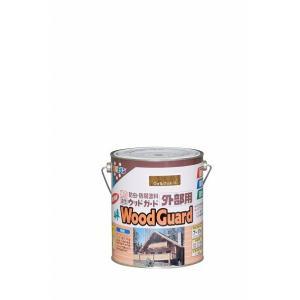 Paint - アサヒペン ウッドガード外部用1.6Lウォルナット11【入数:6】