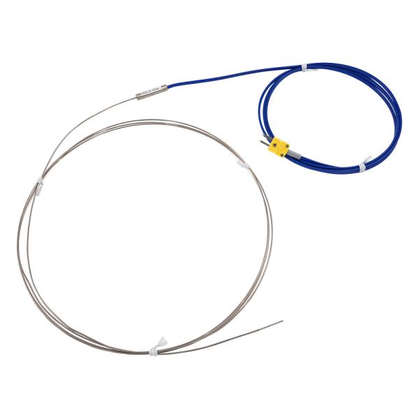 アズワン Kシース熱電対(SUS316ロングシースタイプ)650℃ φ1.6×3000mm K-316-1.6-30...
