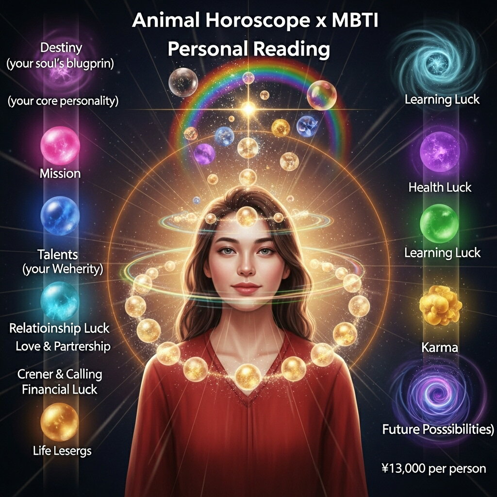 あなたの“本当の設計図”を丸ごと読み解く特別鑑定【13軸パーソナル鑑定書】（鑑定書をお送りします）