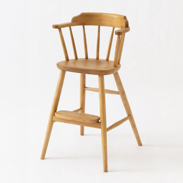 暮らしに馴染む、カントリーデザイン 飛騨産業 Northern Forest ベビーチェア NC238