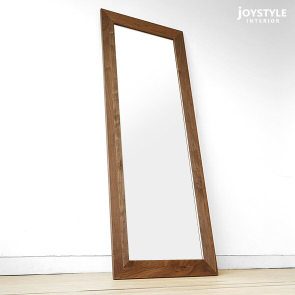 ウォールミラー 立掛けミラー 木枠の壁掛け鏡 姿見 幅69cm、89cm 高さ180cm ウォールナット/ホワイトオーク/アルダー材 シンプルなスタイル [2]