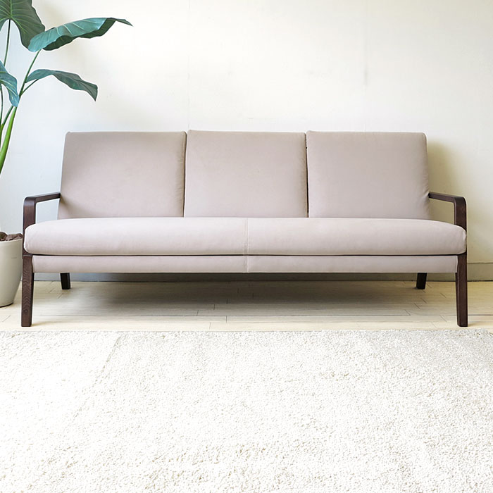 2人掛けソファ 3人掛けソファ 2Pソファ 3Pソファ 幅158cm 幅188cm 受注生産商品 オーク材 オーク無垢材 布張り 本革張り ※張地サイズによって金額が変わります！