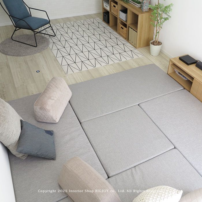 フロアソファ フロアマット 86マット 86ソファ W1720マットレス W860マットレス 単品 幅172cm 幅86cm 2Pソファ 2人掛けソファ厚さ8cmの超ローソファ 受注生産商品 86シリーズ 86家具 ハチロクソファ オリジナルソファ [2]