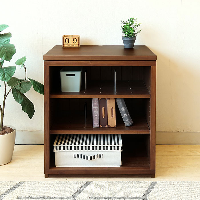 アウトレット展示品処分 シェルフ モダンデザイン 飾り棚 コレクションボード 幅60cm ウォールナット材..