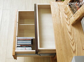 【JOYSTYLE限定モデル・数量限定販売】幅150cmタモ材とウォールナット材のツートンカラー木製テレビ台タモ無垢材とウォールナット無垢材を使用した角に丸みのあるデザインのテレビボードPOCKET+150NAスライドレール付きで新登場!ネットショップ限定オリジナル設定
