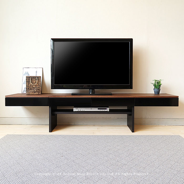 テレビ台 テレビボード 受注生産 幅120cm～220cmまで20cm刻みでオーダー 開梱設置配送 壁掛けテレビ対応 ウォールナット材 ブラックチェリー材 ナラ材 オイル仕上げ ブラック