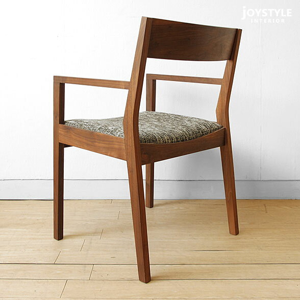 ダイニングチェア 肘付きイス ワイドチェア アームチェア 受注生産商品 ウォールナット・レッドオーク・ホワイトオーク・ブラックチェリー材 木製椅子 幅広で座りやすいワイドタイプ [3]