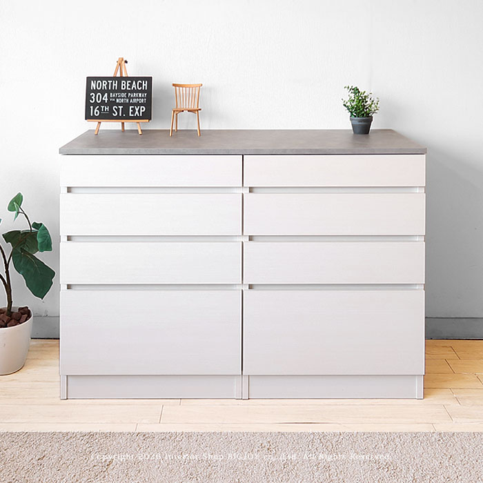 Rakuten - 自分で色、サイズを決めるチェスト 収納家具 タンス 幅90～160cm 奥行26～45cm 高さ70～100cm 1cm刻みで自由にオーダー 天板14色×本体14色 受注生産 開梱設置配送