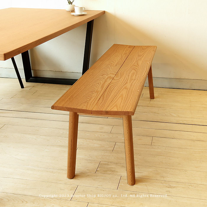 ダイニングベンチ ベンチチェア 幅130cm 幅150cm ホワイトオーク材 ホワイトオーク無垢材 オイル仕上げ..