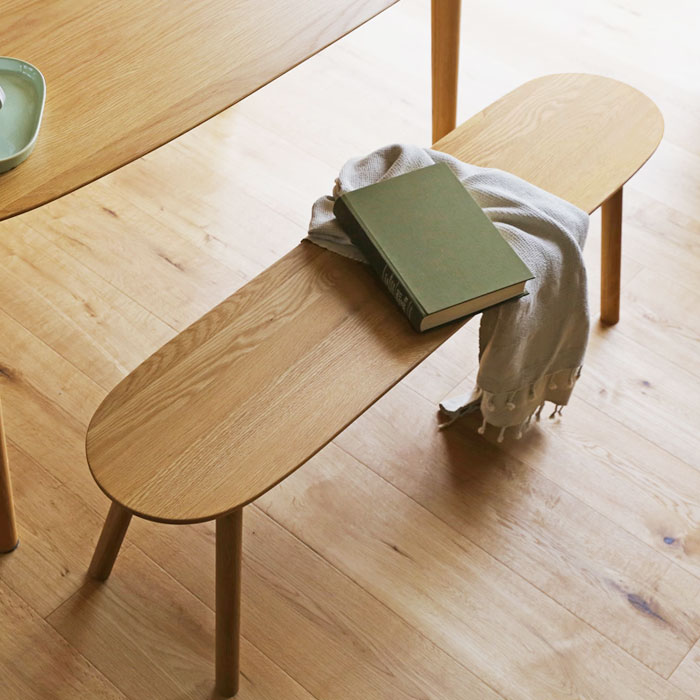 ダイニングベンチ 長椅子 ベンチチェア オシャレ 北欧 丸みのある柔らかなデザイン 幅120cm 幅140cm 木..