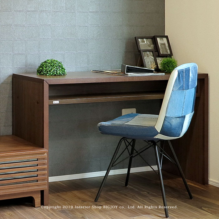 【幅120cmデスク】 ワーキングデスク パソコンデスク 作業机 間仕切り 開梱設置配送 リバーシブル仕様 オーク材 ウォールナット材