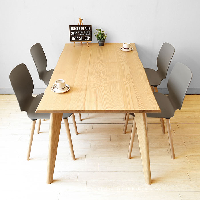 ダイニングテーブル 食卓テーブル サイズオーダー対応 受注生産商品 開梱設置配送 タモ無垢材 国産 日..